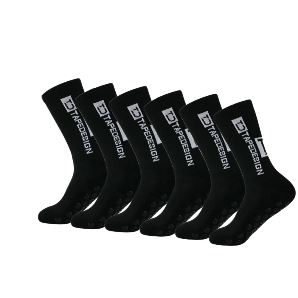 New Men Anti-Slip Football Socks High Quality Soft Breathable Thickened Sports Socks Running Cycling Hiking Women Soccer Socks