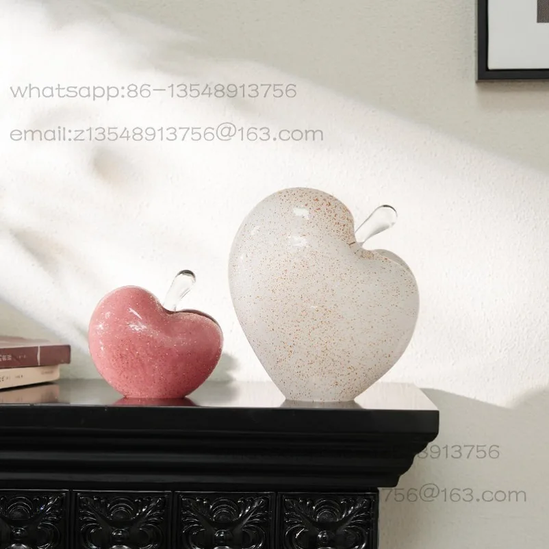 

Light Luxury Simple Apple Glazed Ornament Living Room Wine Cabinet Entrance TV Cabinet Decoration Housewarming Handicrafts