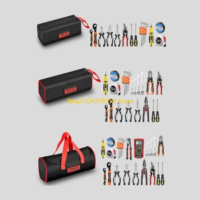 Canvas Electrician's Satchel Portable Canvas Tool Bag for Plumbing Tool