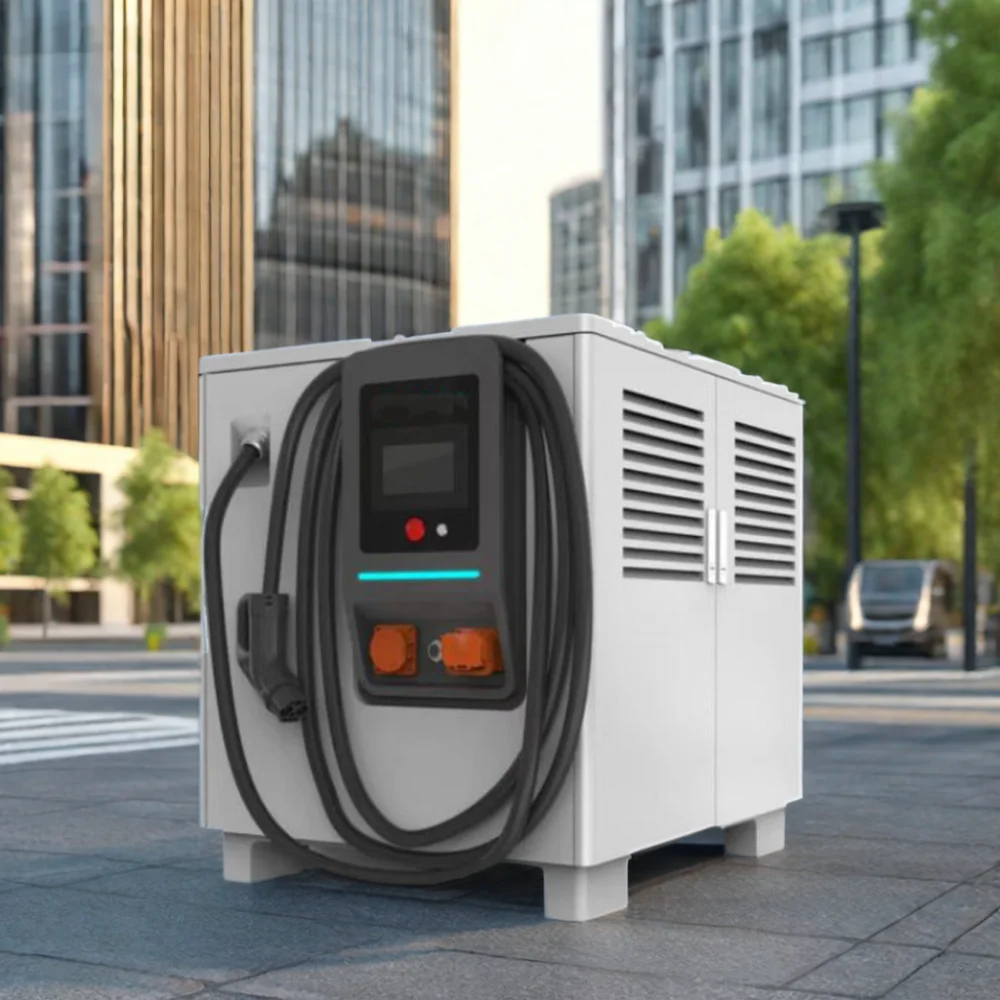New 60kW Portable EV Charger Station 65kwh CCS2 OCPP Commercial Emergency Power Bank With Battery Multi-functional Car Charger