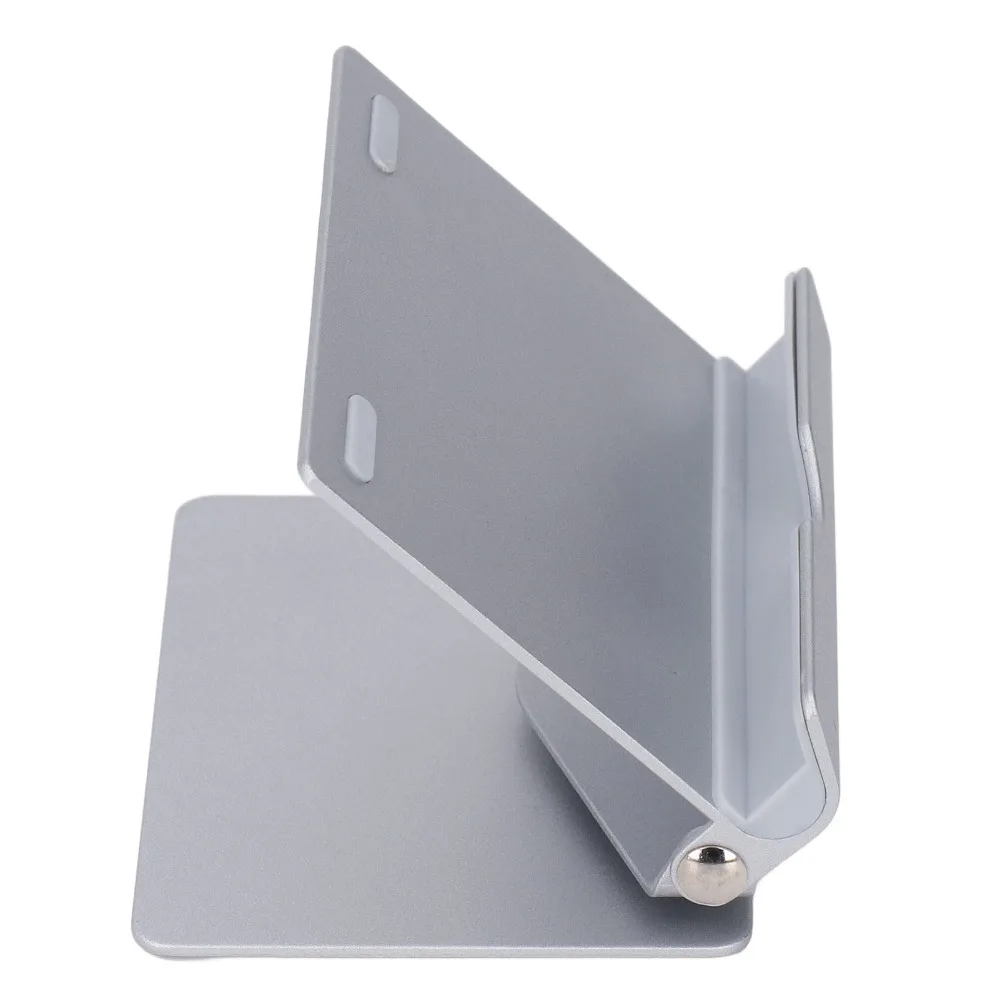 360 Degree Rotation Adjustable Cell Phone Stand Foldable Aluminum Alloy Adjustable Cell Phone Stand Silver 100 * 72 * 75mm