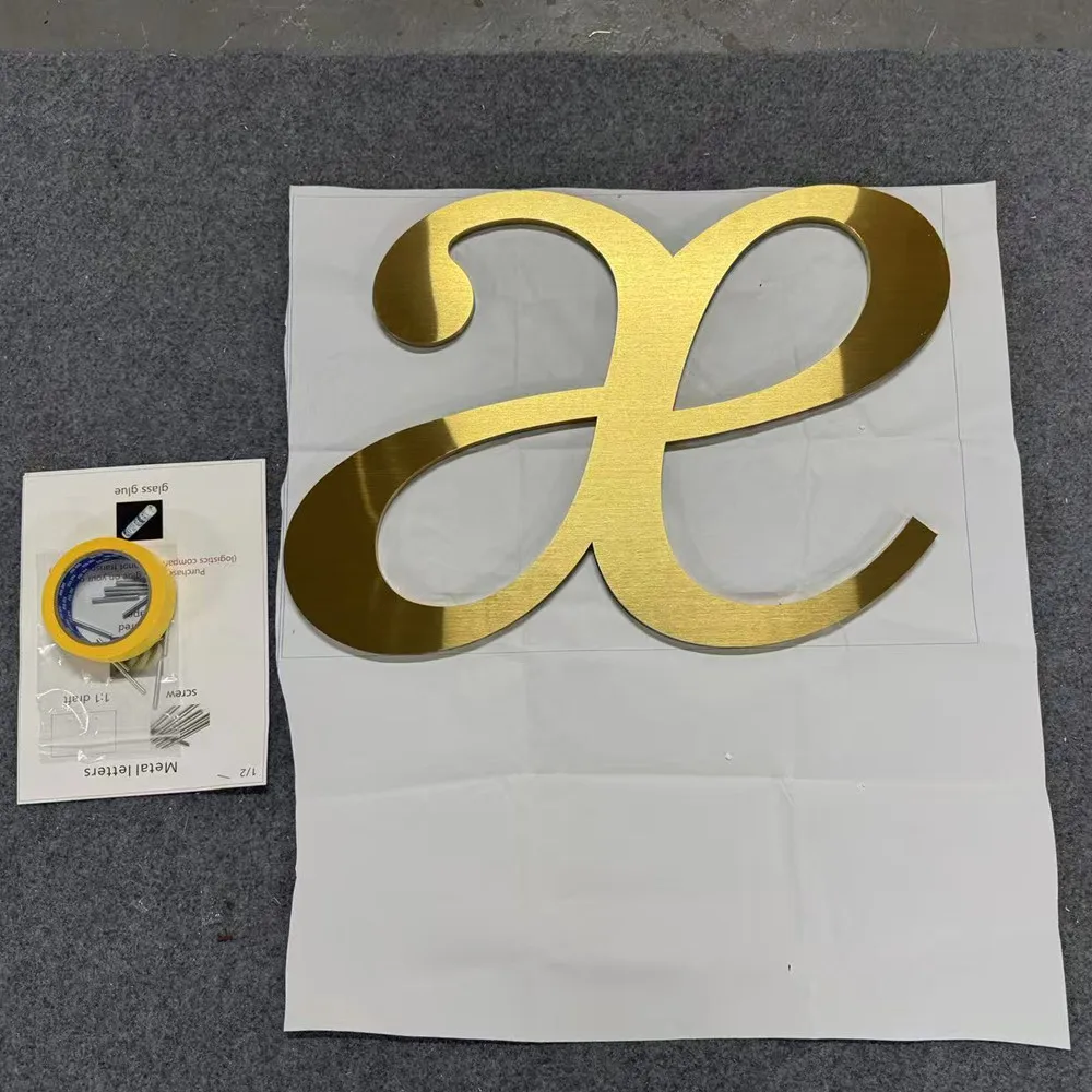 Custom Metal Light Up Letters 3D LED Backlit Sign Personalized Logo Text Signage for Business Shop Restaurant Bar