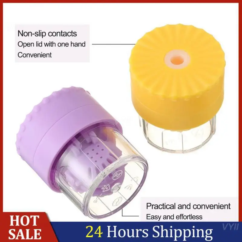 Contact Lens Cleaner Case Hygienic Reliable Hygienic Travel Eyewear Container Manually Rotatable Contact Lens Cleaner Practical
