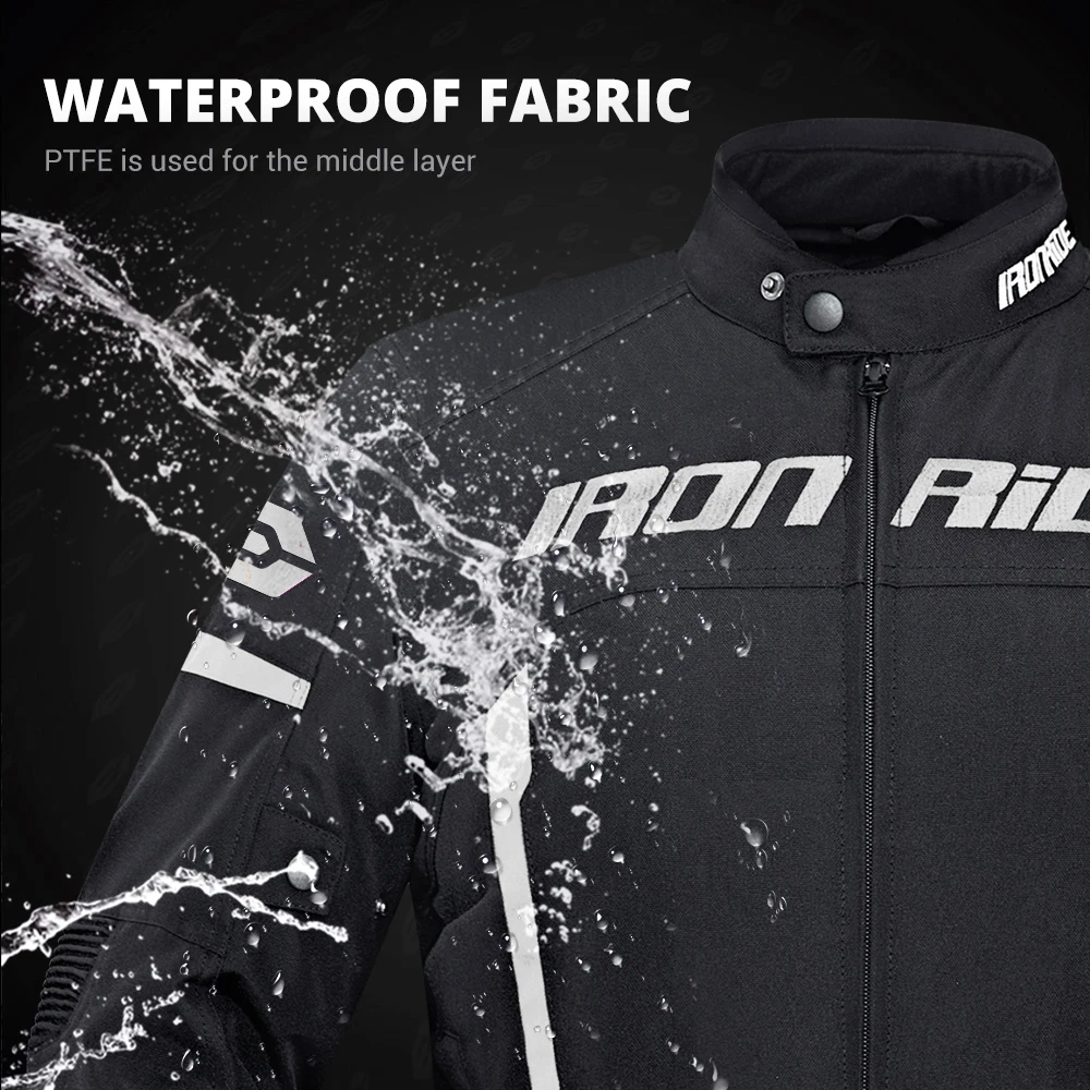 Motorcycle Jacket Waterproof Anti Fall Anti Light Racing Jacket Motorcycle Off-road Jacket With Detachable Inner Riding Jacket