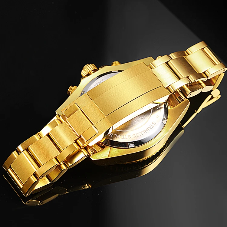 BOMAXE 2024 أحدث Oem ساعة معصم للرجال حافظة فاخرة ساعة كرونوغراف عادية حركة كوارتز 22 مللي متر عرض الفرقة بسيط عتيق #6