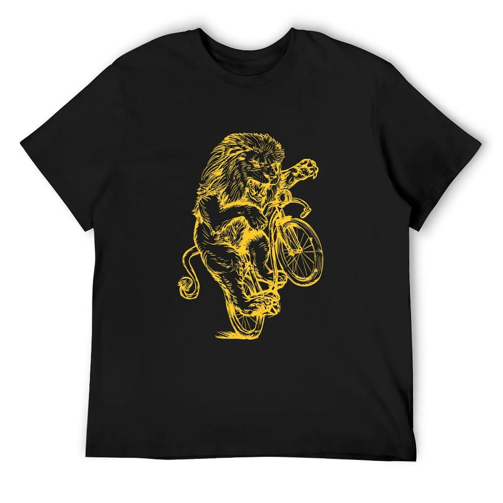 SEEMBO Lion Cycling Bicycle Cyclist Bicycling Biking Biker Bike T-Shirt vintage summer top cute clothes mens tall t shirts