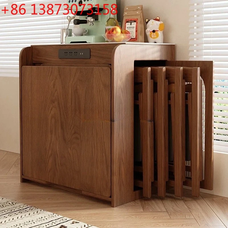 

Обеденный стол FG, стол-остров, встроенный бытовой раскладной обеденный стол, многофункциональный складной стол-бар для хранения