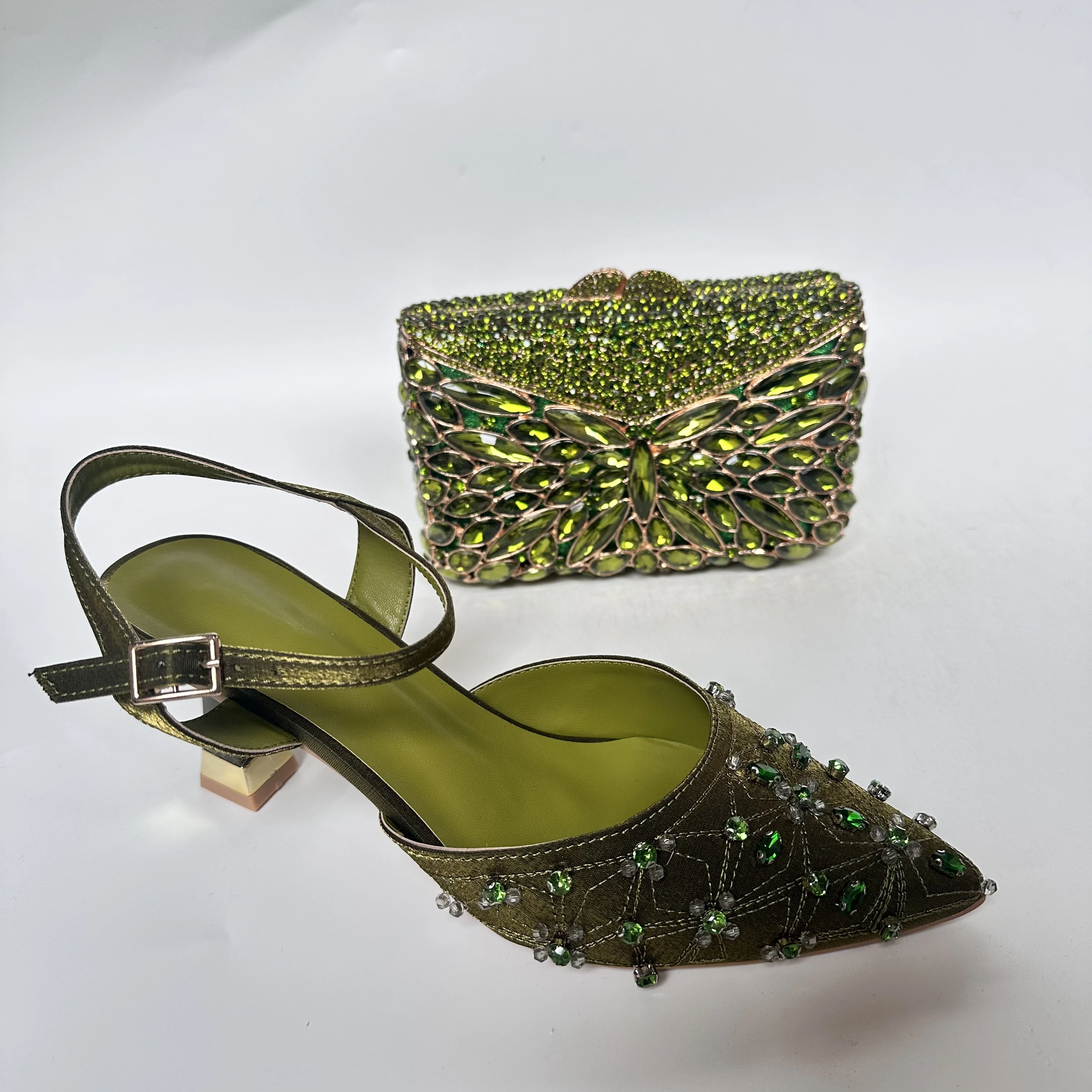Green shoes and matching bag-AliExpress