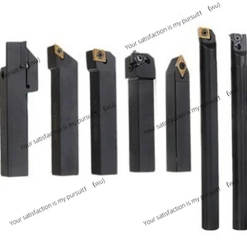 for Lathe Machining 7Pcs 16mm CNC Turning Tool Set, 7 Tool Holders Equipped with 7 Carbide Inserts
