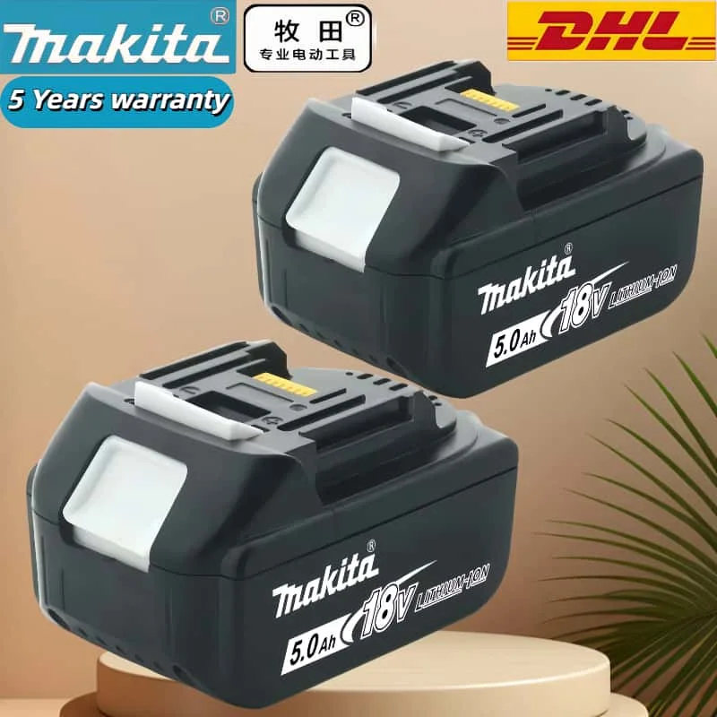 

Original Makita BL1860 BL1850B BL1850 BL1840 BL1830 screwdriver battery & charger FOR Makita18v Replacement Power Tool Battery.