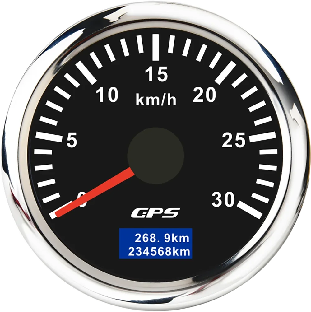 30/60/80/120/200 Km/h GPS Snelheidsmeter 52 MM Auto Vrachtwagen Snelheidsmeter meter Met GPS Antenne Met 7 Kleur Backlight 9-32 V - afbeelding 1
