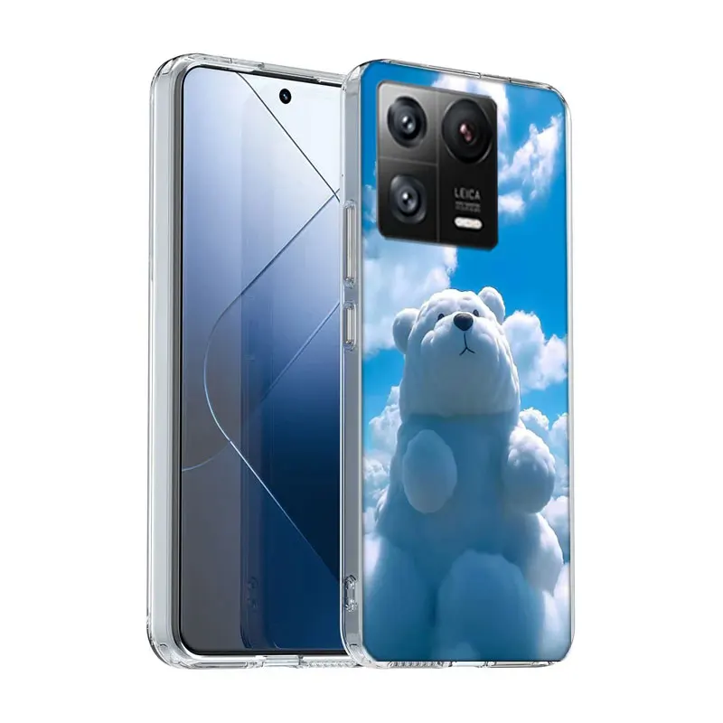 Sunny Clouds-funda suave de oso de peluche para Xiaomi, protector para teléfono móvil Xiaomi X6, X5, X4, X3, GT, F6, F5, F4, F3, F2 Pro, M5, M5S, M4, Mi Note 10 Lite, F1, M3, M2