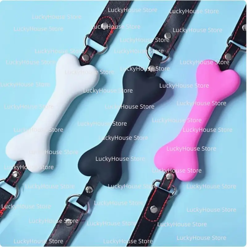 Silicone Bone Dog Teaser Chest Strap Lightweight Pet Vest Interactive Dog Training Toy Pet Supplies Outdoor Training Accessory