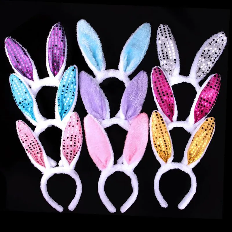 

Adults Kids Plush Sexy Lady Bunny Rabbit Ears Headband Bar Hair Accessories Birthday Party Cosplay Costume Christmas Halloween