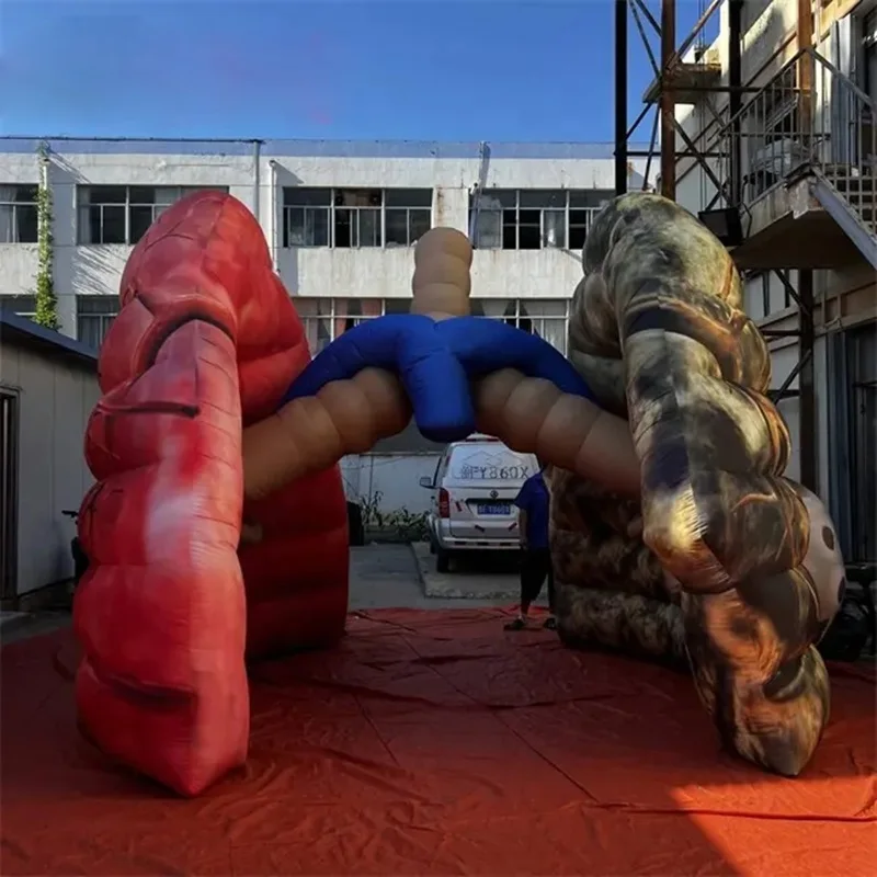 

Outdoor decoration props Giant inflatable lung, gray inflatable lung for display