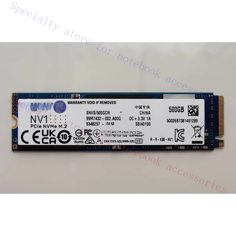 R+  FOR Kingston NV1 500GB M.2 PCIe NVMe 2280 Internal Solid State Drive