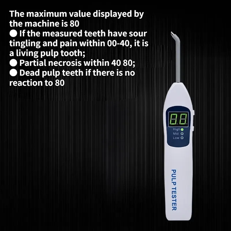 Dental Pulp Tester Endodontic Medical Tooth Vitality Testing Dentistry Nerve Pulp Detector Oral Root Canal Motor Equipment New