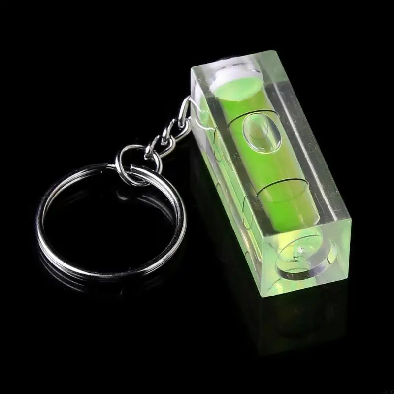 E1PC Mini Professional Square Spirit Level for Key Ring for Key Chain Tool Gadget Fit For Photo Wall Hanging
