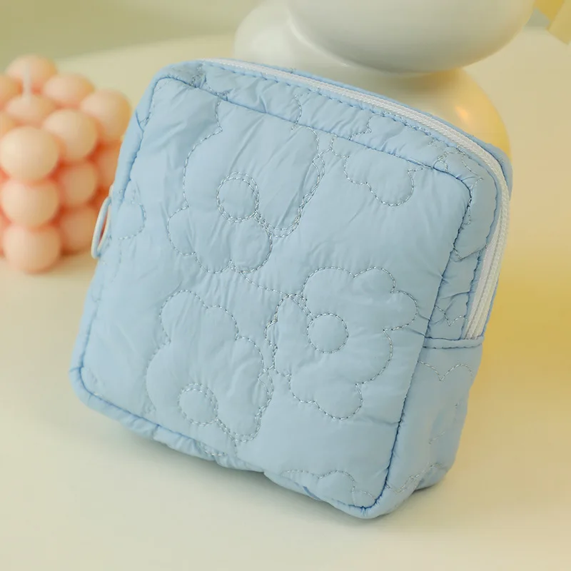 Women Tampon Storage Bag Sanitary Pad Pouch Napkin Cosmetic Coin Bags Organizer Girls Holder Purse Sundries Organizer Case