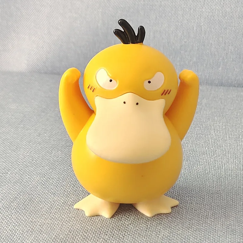 Figurka akcji Pokemon Anime Psyduck, urocze zabawki, figurki w wersji Q, dekoracja na biurko do samochodu, model, prezenty urodzinowe dla dzieci, kolekcje