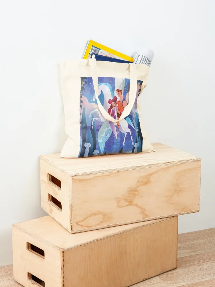 Hercules, Meg & Pegasus Tote Bag Canvas bag Women's handbag Shopping bags the tote bag