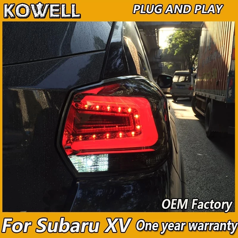 

KOWELL Car Styling for Subaru XV Tail Lights 2013-2016 Subaru XV Taillight Rear DRL Fog Brake Reversing Turn Signal