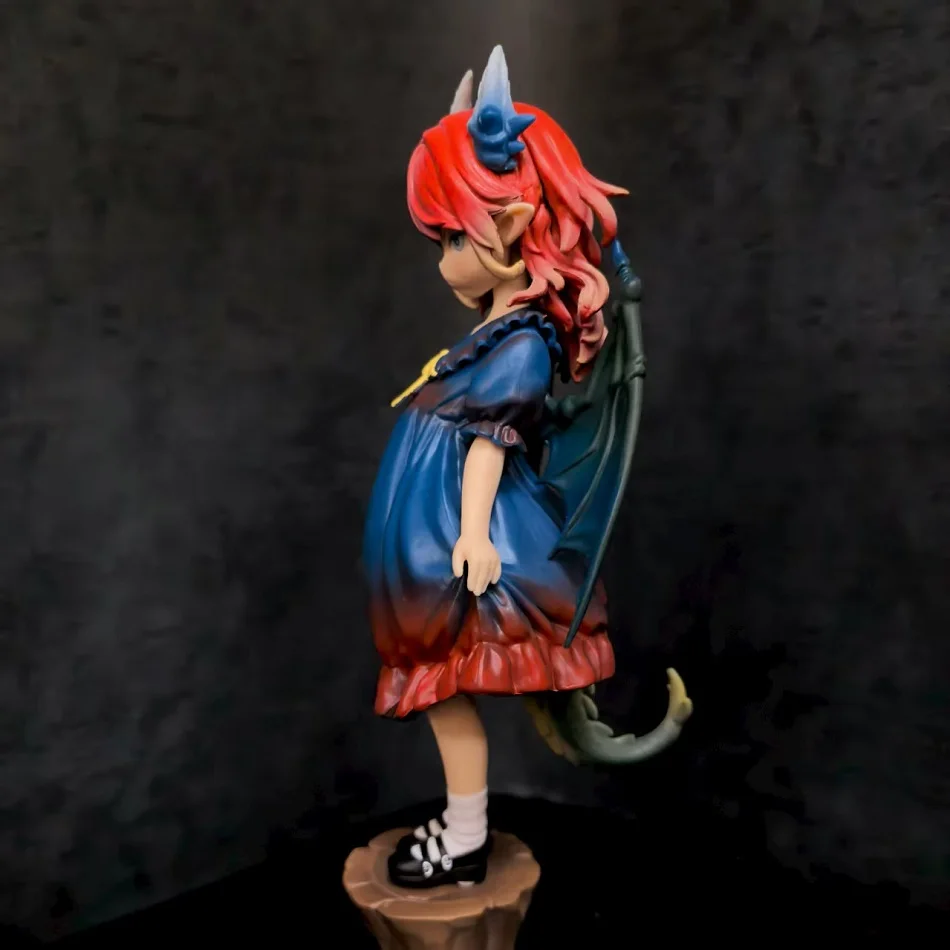 Figurka Smoczej Dziewczyny Zła GK Oryginalna Piękna Dziewczyna Loli Anime Model 2D Ozdoby na Biurko Podwozie Peryferia