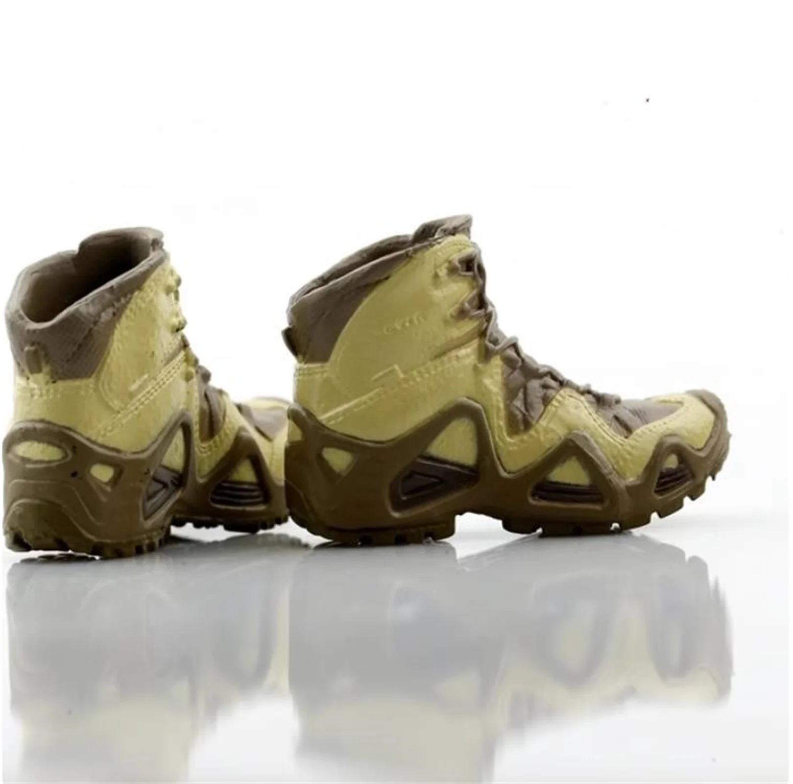 1/6 الأحذية القتالية العسكرية الحديثة نموذج الأحذية الصحراء الرمال اللون نموذج اللعب الجندي نموذج صالح 12 "عمل الشكل جمع #5