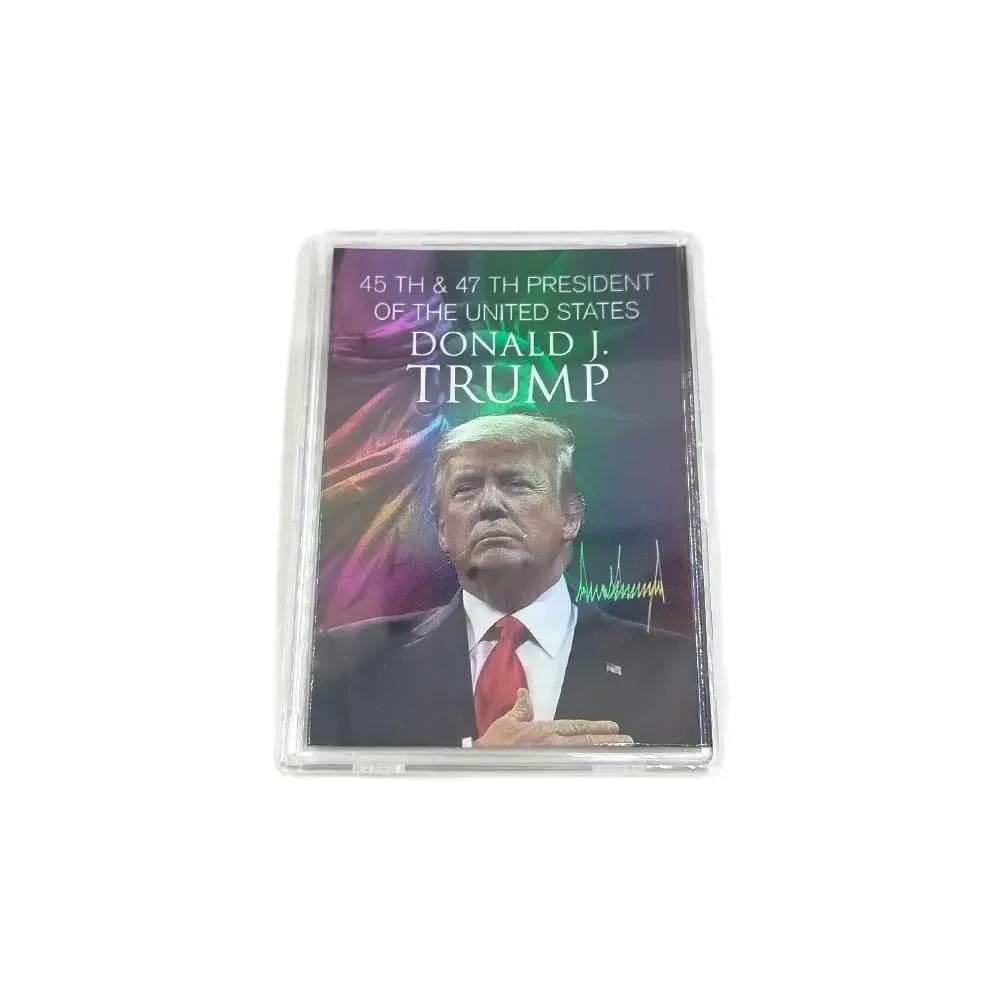 CARD America's 45th&47th LAW& ORDER President  Donald Trump New Gold Commemorate Shot Collection Card Collection