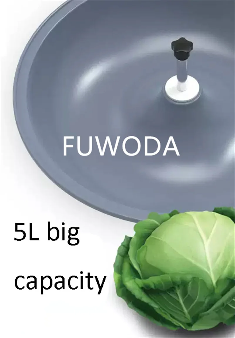 

Промышленный измельчитель продуктов 5 л, из нержавеющей стали, для нарезки овощей, миксер для начинок, чоппер, куттер для овощей