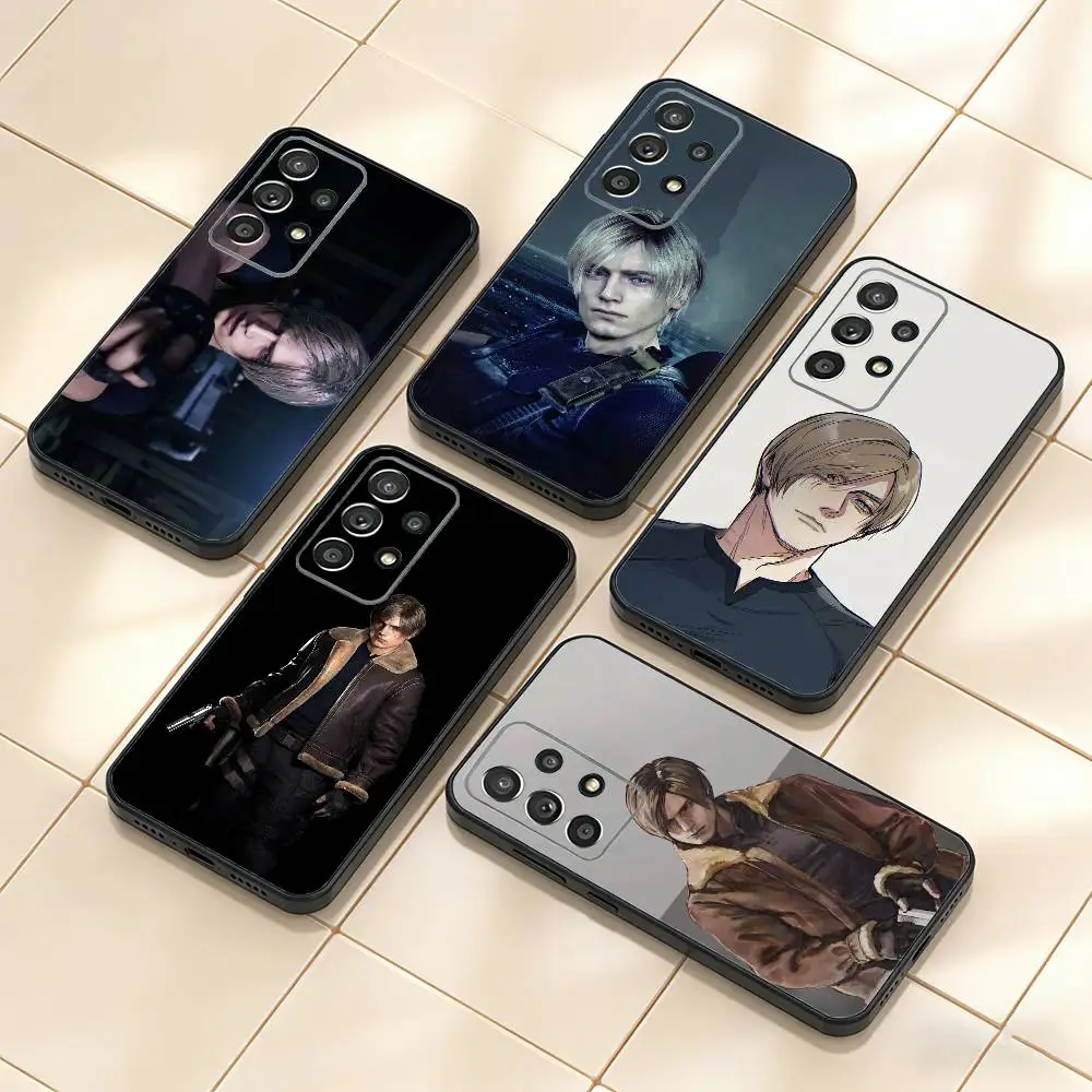 L-Leon Scott K-Kennedy Cool Phone Case For Samsung S25,S24,S21,S22,S23,S30,Ultra,S20,Plus,Fe,Note,10,9,5G Black Cover