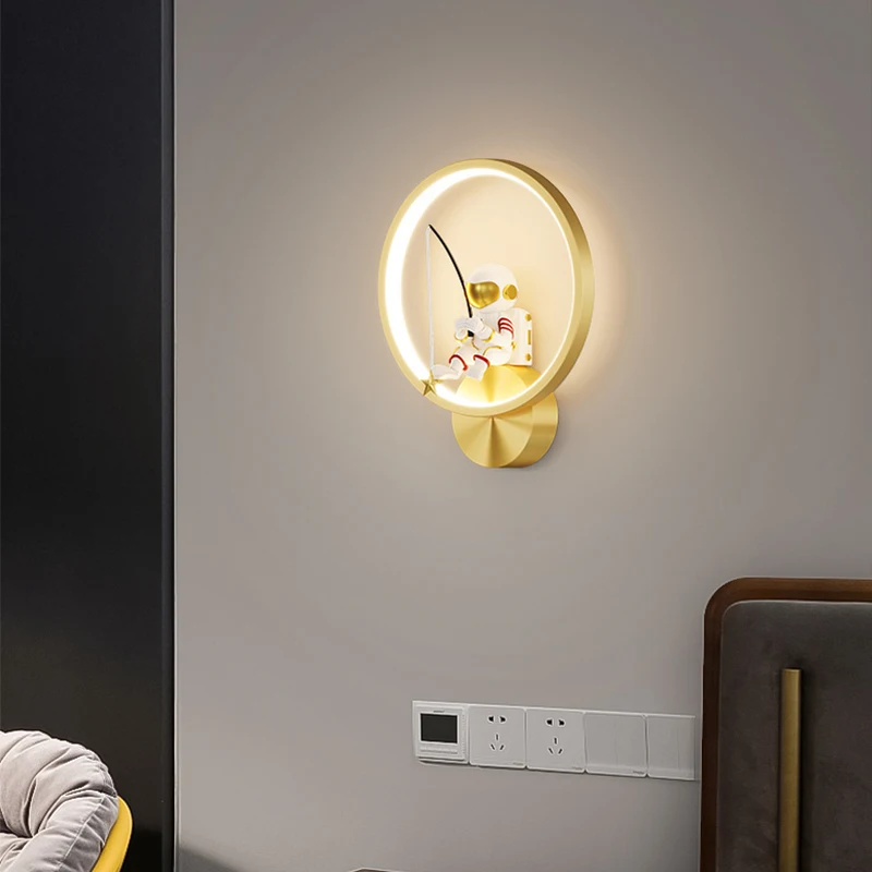 Indoor LED Wall Lamp Modern LED Wall Lights Study Living Children Room Bedroom Bedside Aisle Hotel Lamps Indoor Lighting Fixture