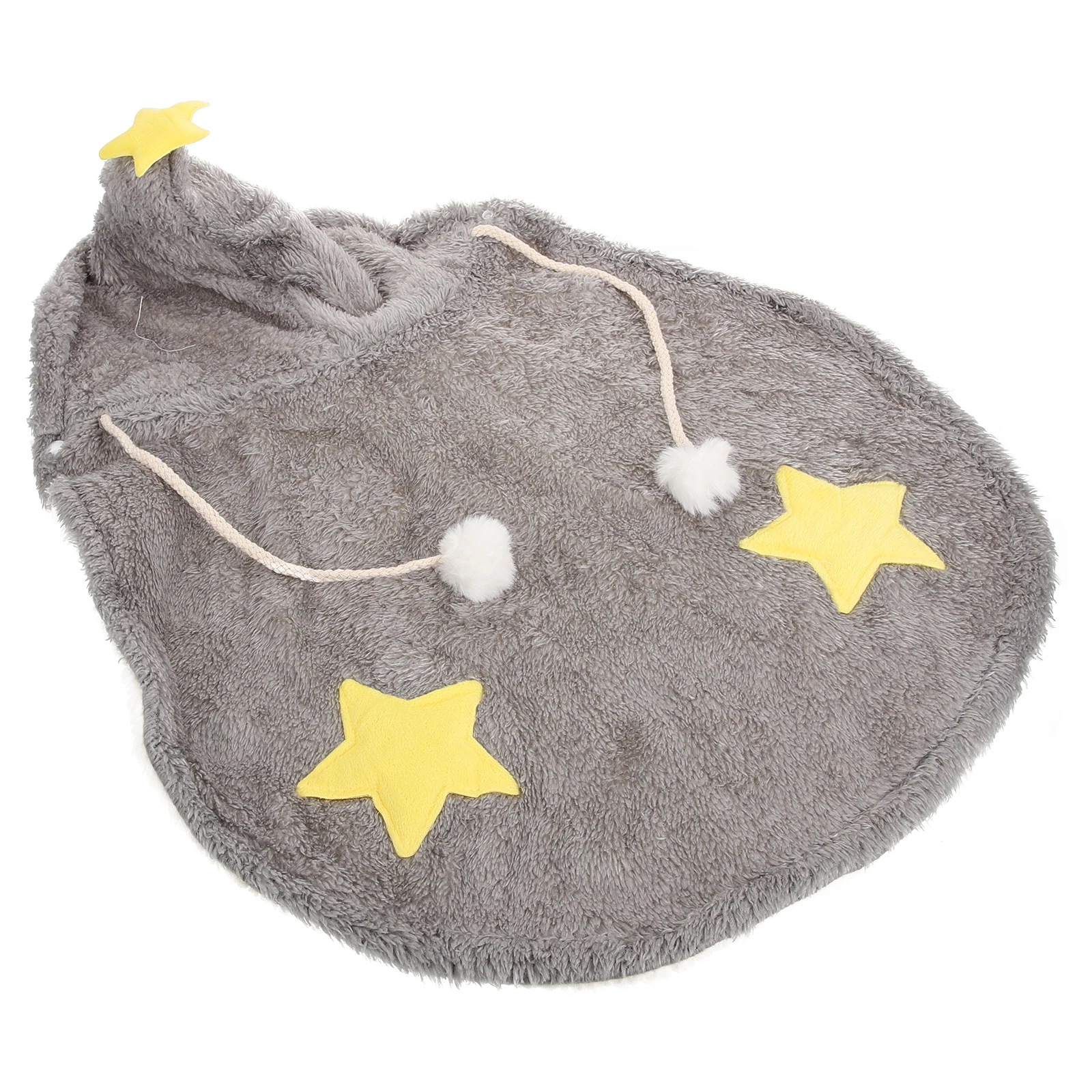 

Dog Pajamas Comfy Robe Puppy Bathrobe Supple Clothes Stars Cloak Gray Medium Pet Dog Flannel Durable Lightweight Indoor