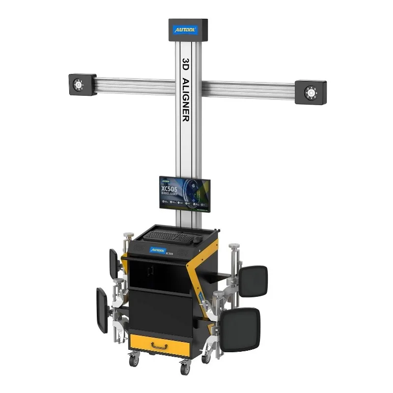 Hot Selling Diagnostic Tools AUTOOL XC505 3d Wheel Tester Aligner Wheel Aligning with Ultra Large Database