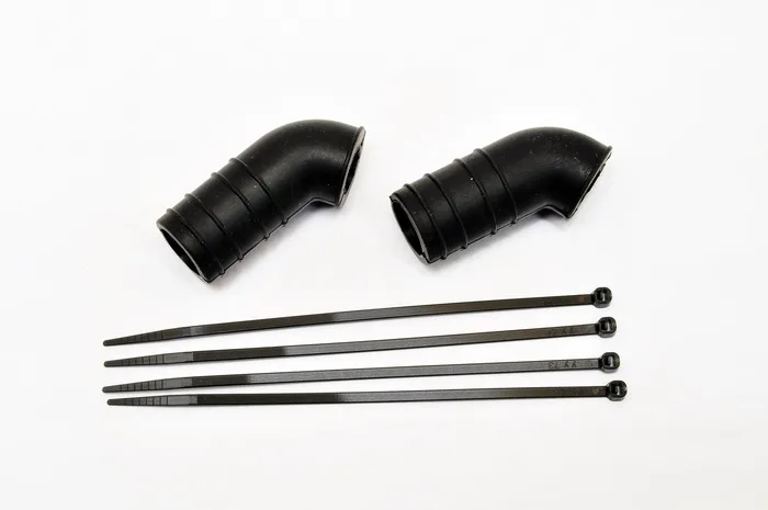 OFNA/HOBAO RACING 87378B 1/8 HYPER 8SC SILICONE PIPE TUBE BLACK, 2PCS