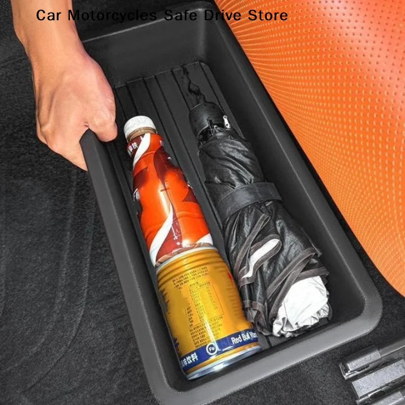 Universal Under Seat Storage Box Universal Car Seat Bottom Organizer Box Removable Storage Box Gadget Case Universal Accessories