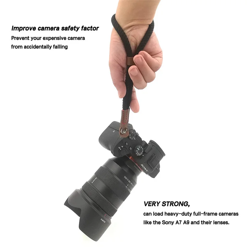 Camera Strap Wrist Band Nylon Rope Lanyard Digital SLR for Leica  Sony A7 A9 A6000 A6300 A6500 Fujifilm X-T30 X-T4 X-T3 X-T20