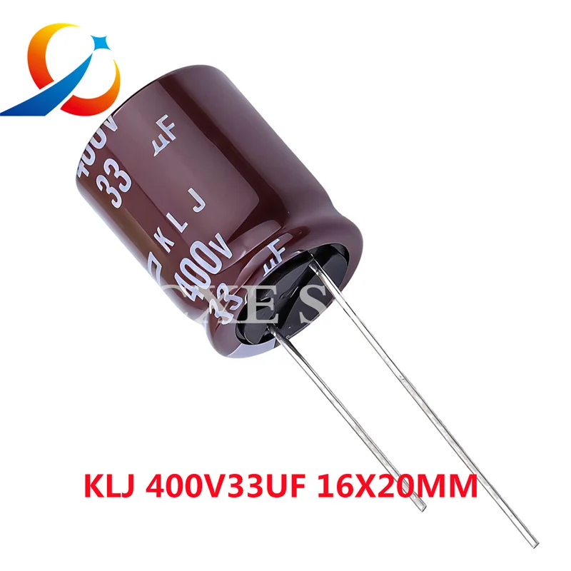 

20 шт. KLJ 400V33UF объем 16X20 мм EKLJ401ELL330ML20S NCC электролитические конденсаторы 33UF 400V новый