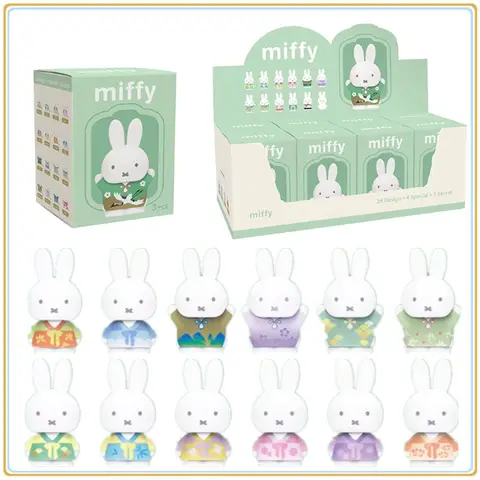 In Stock Original Miffy Ancient Style Series Cute Grain Blind Box Lovely Hangings Anime Character Festival Toys Gifts