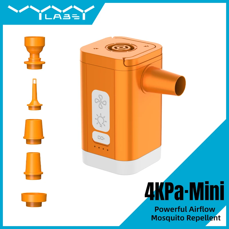 VYVYLABS AIR Inflatable Pump 1200mAh Ultra-Fast Mini Electric Air Pump Inflates For Deflates Air Mattresses Vacuum Storage Bags