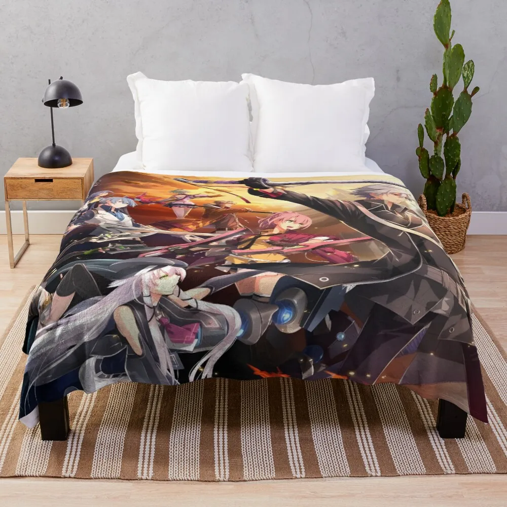 

Legend of Heroes - Trails of Cold Steel Throw Blanket Cute Plaid Soft Beds Blankets