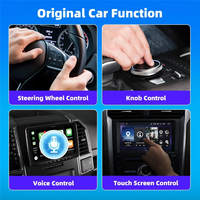 X17A 2025 NEW-Wired To Wireless Carplay & Android Auto 2-In-1 Adapter Bluetooth Wifi Quick Connect Plug & Play