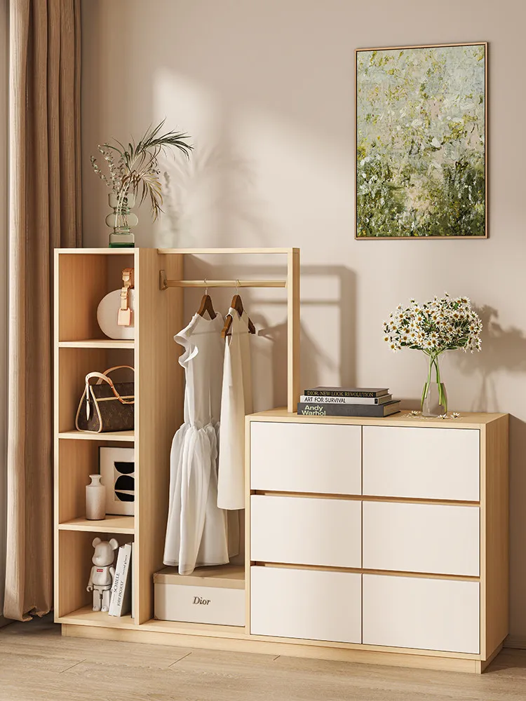 

Customized chest, coat rack, integrated bedroom storage cabinet, bedside cabinet, wall storage cabinet, hanger, six chest