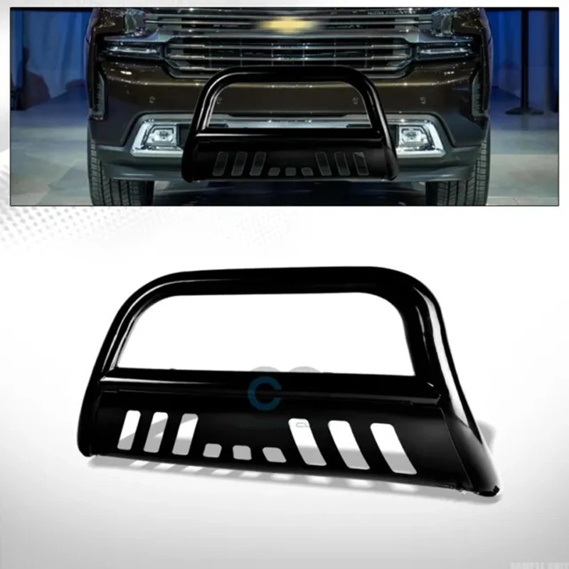 Factory Custom Universal Professional Auto Parts Grille Guard Bull Bar Front Bumper Steel Guard