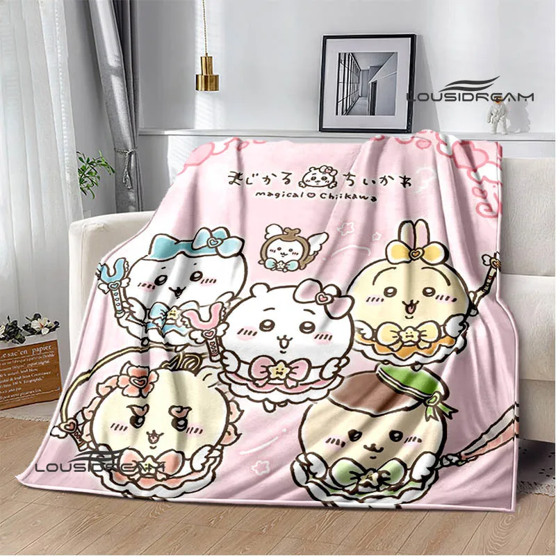 3D Cute C-Chiikawas Printed blanket Flannel Warm blankets Soft and comfortable blanket bed linings cubre cama Birthday Gift