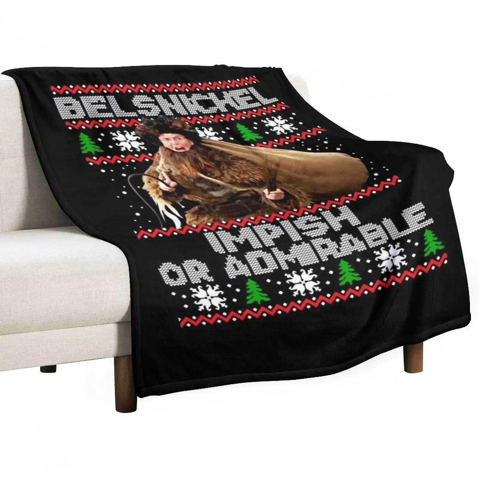 Be lsnickel impish or Admirable Christmas Gifts For Men and Women, Gift Christmas Day Classic T-Shir Throw Blanket Cute Blankets