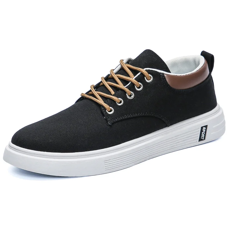 New breathable men's canvas shoes student casual sports shoes trendy youth board shoes - Image 6