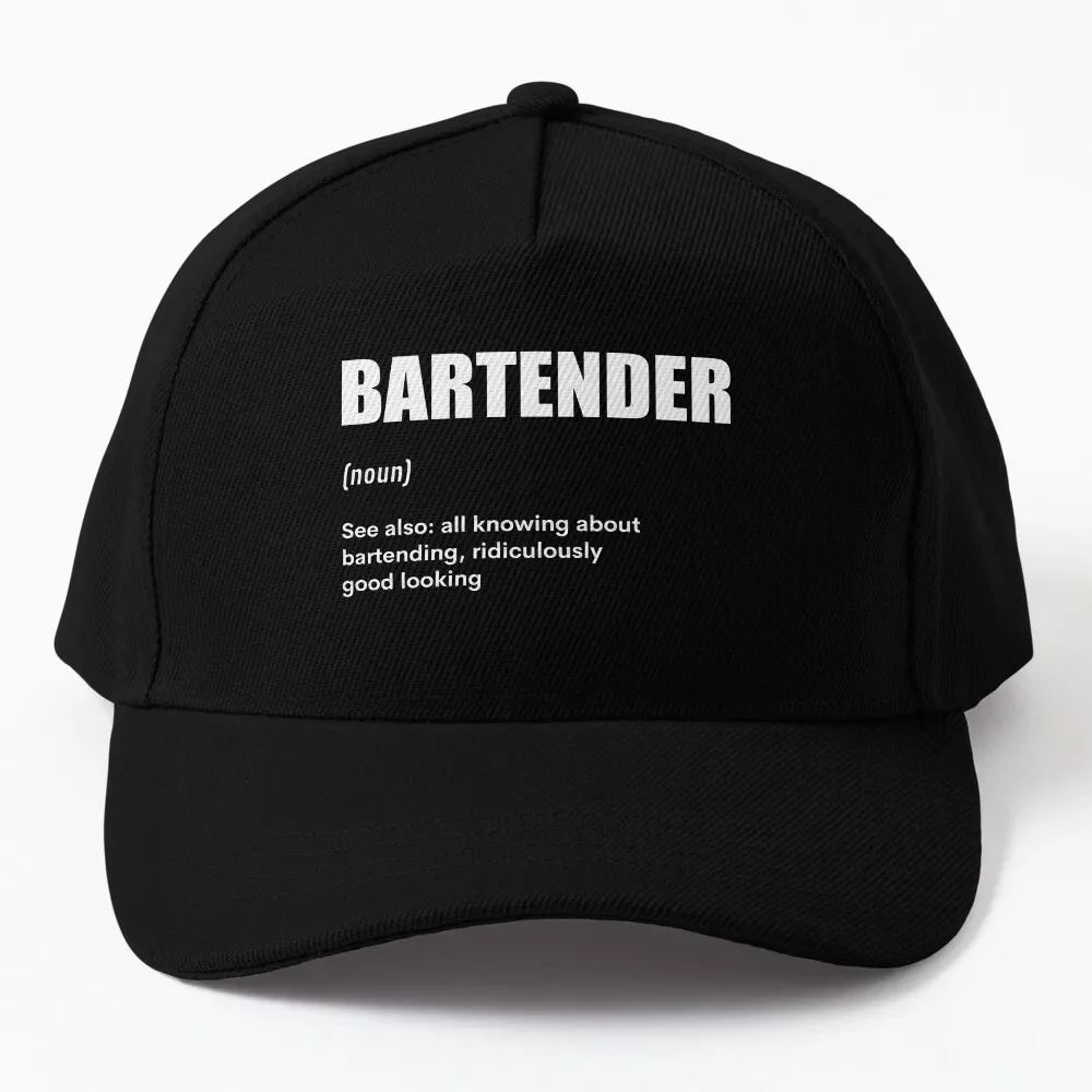 

Barkeeper Bartender Funny Definition Baseball Cap New Hat Hat Man Luxury Golf Hat Men Women'S