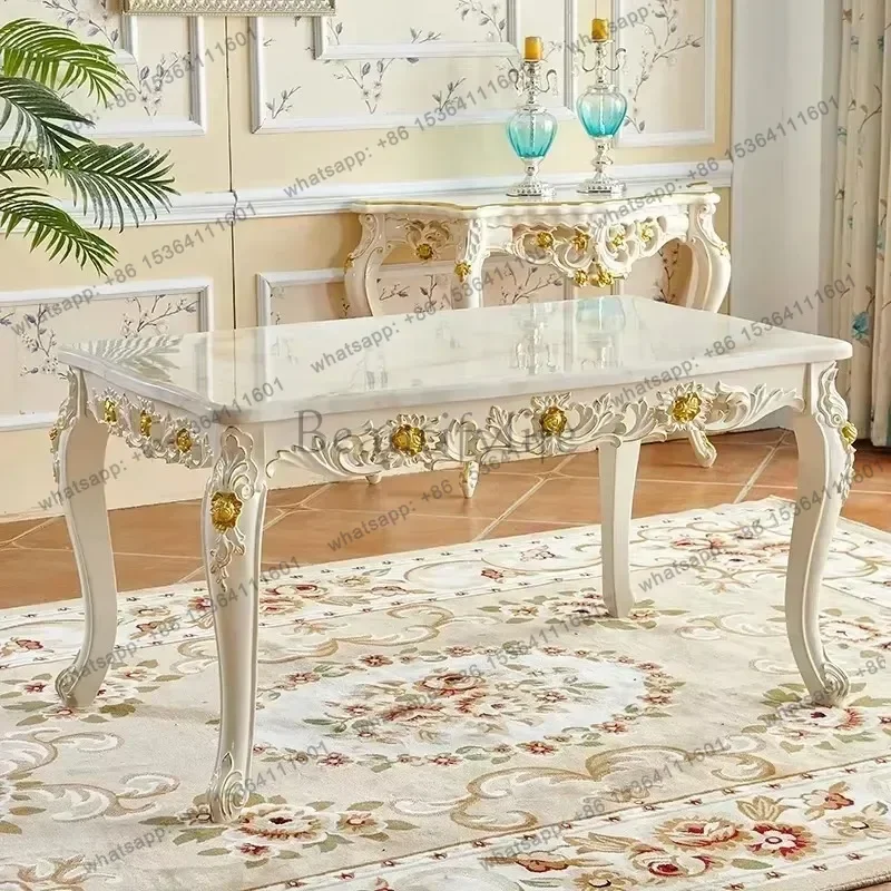 European Reading Dining Tables Design Creative Work Wooden Aesthetic Dining Tables Interior Fashion Mesas