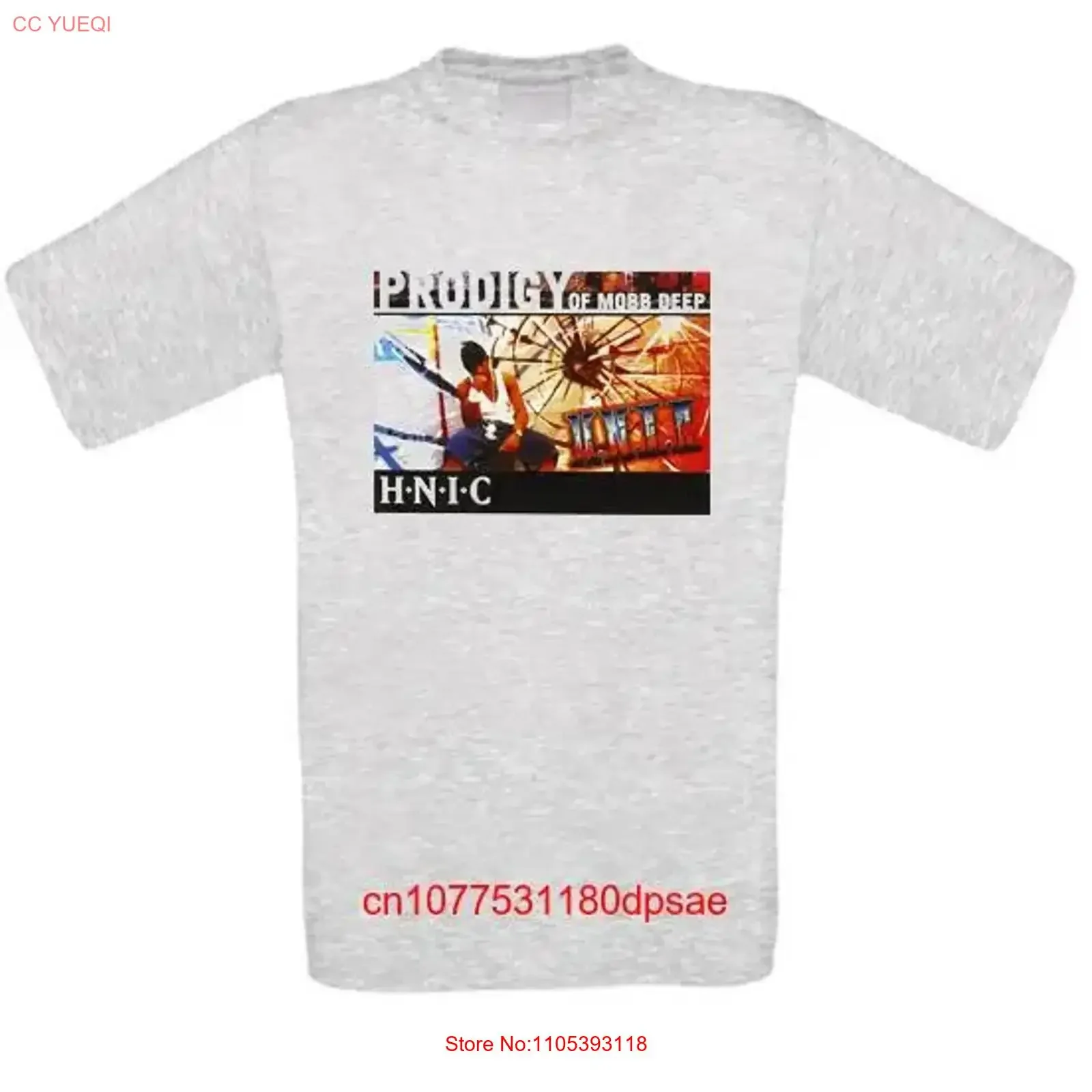 Prodigy Hnic Mobb Deep Rap Hip Hop T Shirt vintage Washed Top For Everyday Wear designer clothes fashion Comfortable graphic
